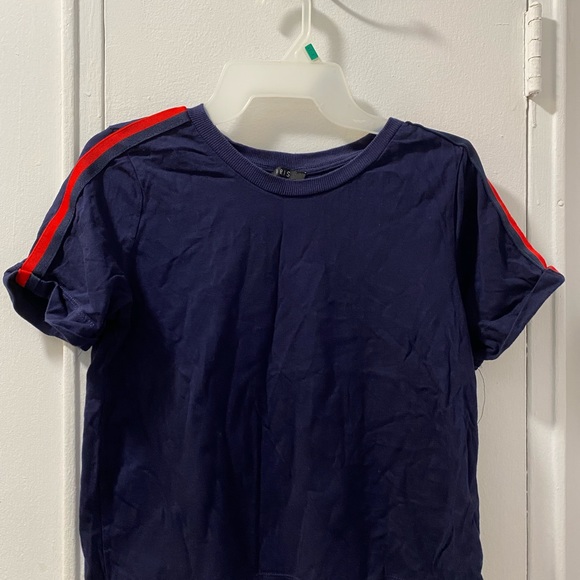 Women Short Sleeve Crop Top - Picture 1 of 2
